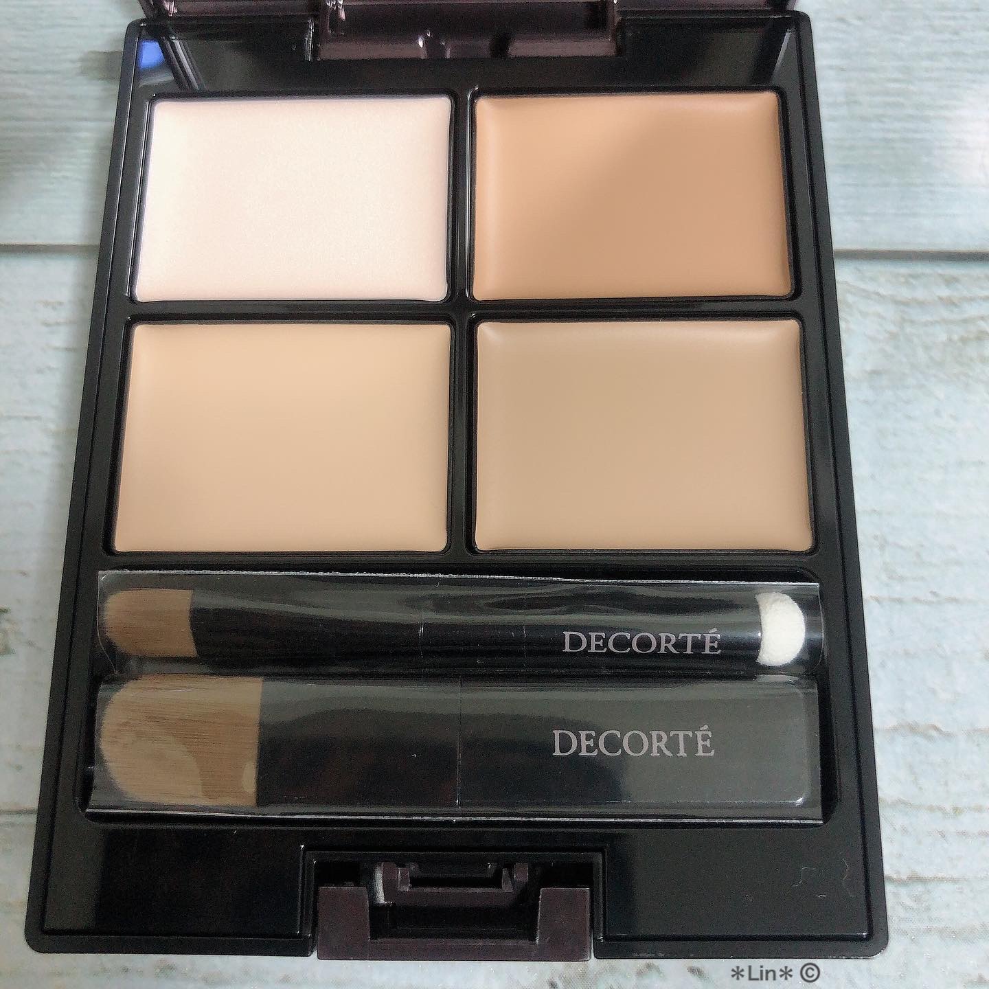 トーンパーフェクティング パレット/DECORTÉ/パレットコンシーラーを使ったクチコミ（3枚目）