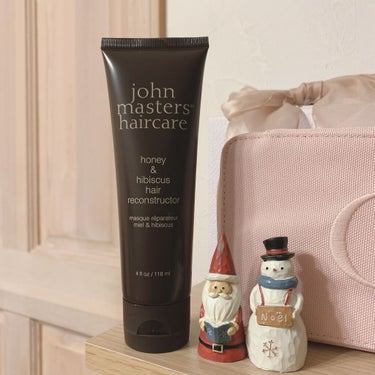 ハニー＆ハイビスカス ヘアリコンストラクター/john masters organics/洗い流すヘアトリートメントを使ったクチコミ（1枚目）