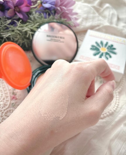 スキンエンハンサー コンパクト クッション (マット) #1 ペールピーチ/BROOKESIA/クッションファンデーションの画像