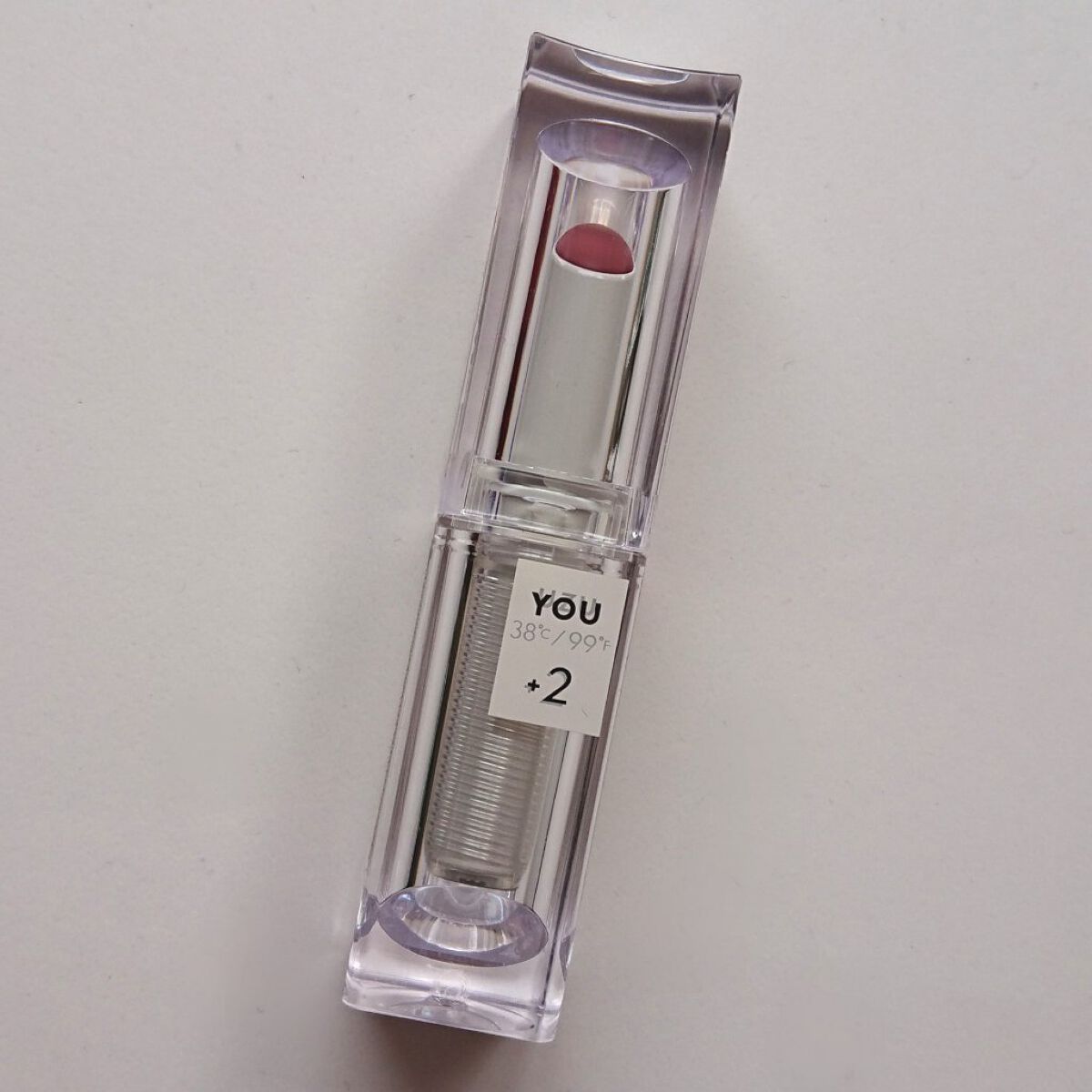 38℃/99℉ LIPSTICK <YOU>/UZU BY FLOWFUSHI/口紅を使ったクチコミ(3枚目)