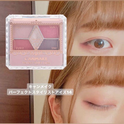 【旧品】パーフェクトスタイリストアイズ/キャンメイク/アイシャドウパレットを使ったクチコミ(1枚目)