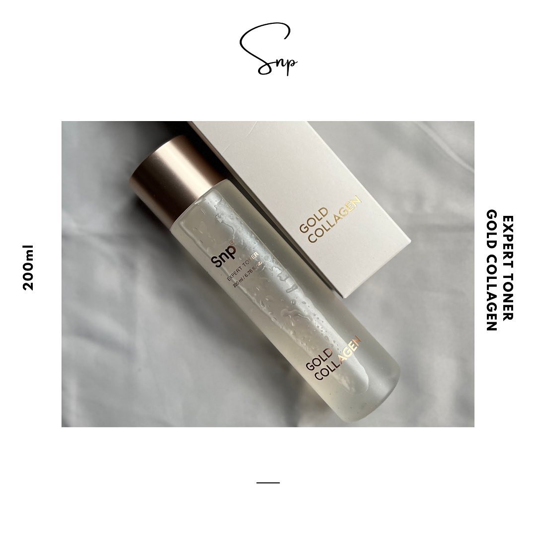 ゴールドコラーゲンエキスパートトナー/SNP/化粧水を使ったクチコミ（1枚目）