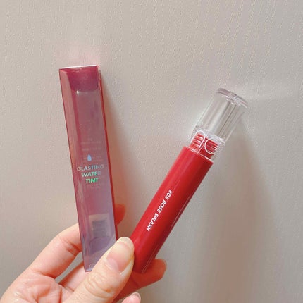グラスティングウォーターティント/rom&nd/リップティントを使ったクチコミ(1枚目)