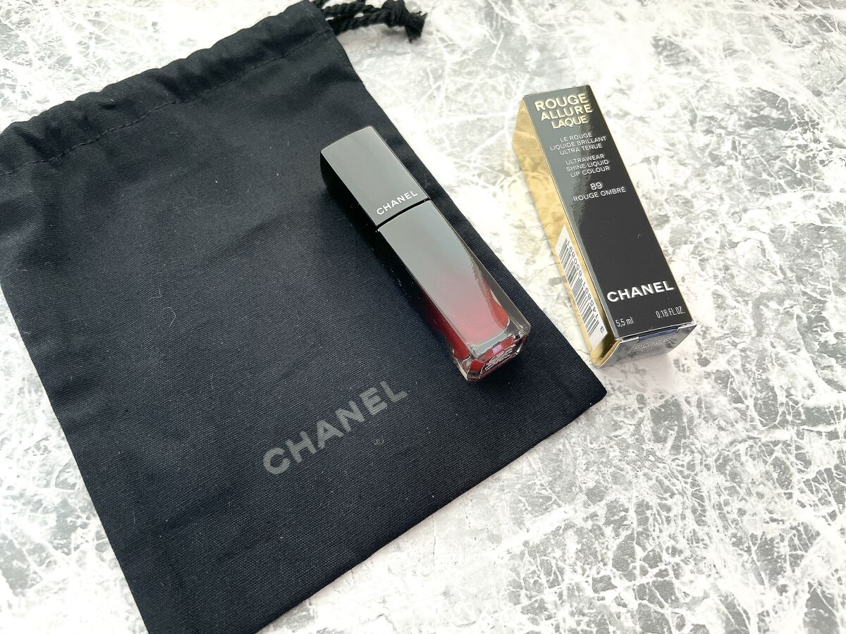 ルージュ アリュール ラック 89 ルージュ オンブル/CHANEL/口紅を使ったクチコミ（3枚目）