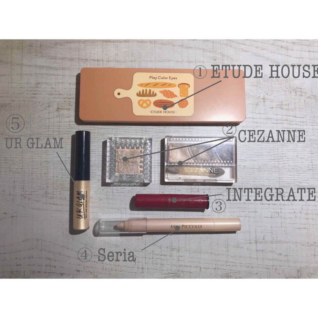 プレイカラー アイシャドウ/ETUDE/アイシャドウパレットを使ったクチコミ（2枚目）