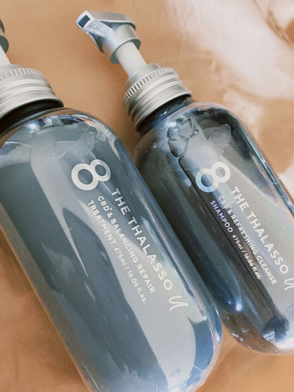 エイトザタラソ ユー CBD&リフレッシング クレンズ 美容液シャンプー/CBD&バランシング ダメージリペア 美容液ヘアトリートメント/エイトザタラソ/市販シャンプーを使ったクチコミ(1枚目)