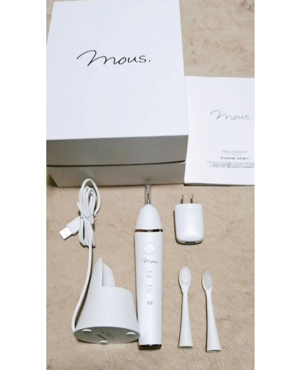 ORALUMINUS/mous./歯ブラシを使ったクチコミ（2枚目）