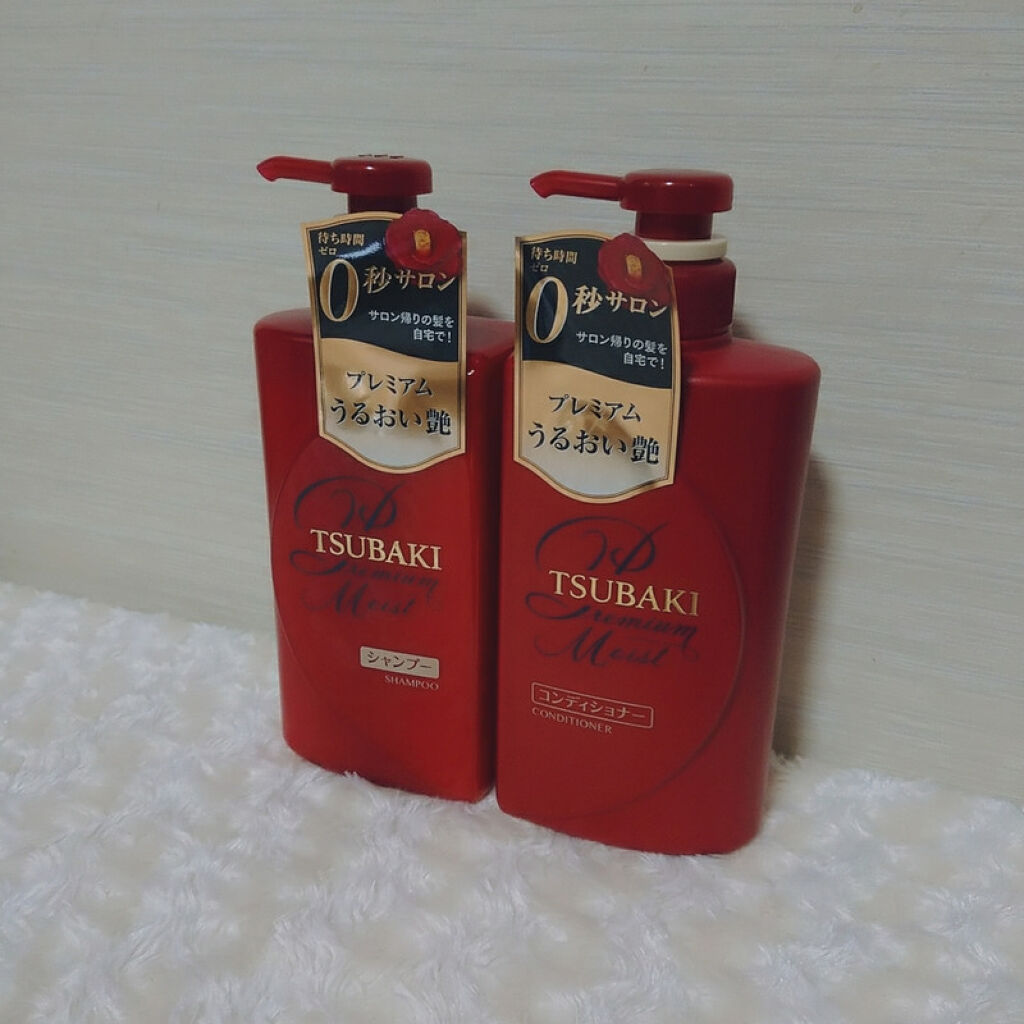 プレミアムモイスト シャンプー／ヘアコンディショナー/TSUBAKI/市販シャンプーを使ったクチコミ（1枚目）