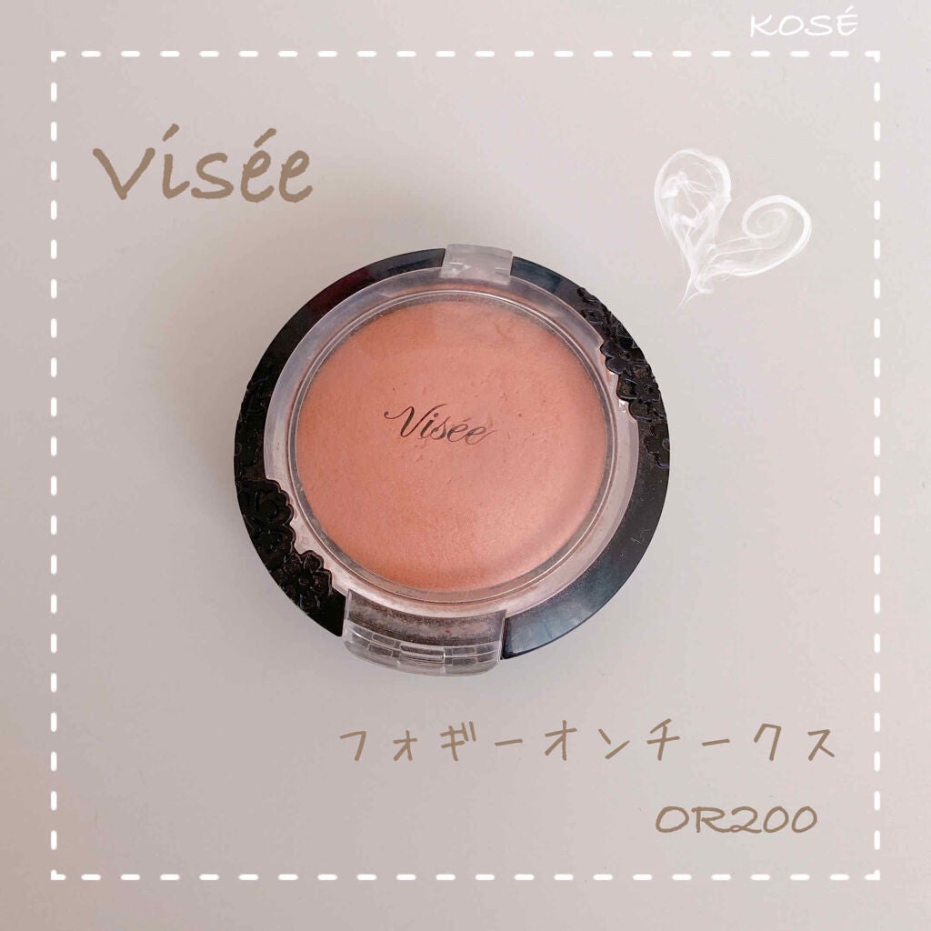 リシェ フォギーオン チークス/Visée/パウダーチークを使ったクチコミ(1枚目)