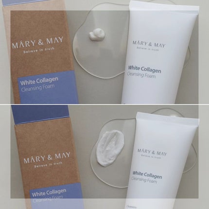 ホワイトコラーゲンクレンジングフォーム/MARY&MAY/洗顔フォームを使ったクチコミ(5枚目)