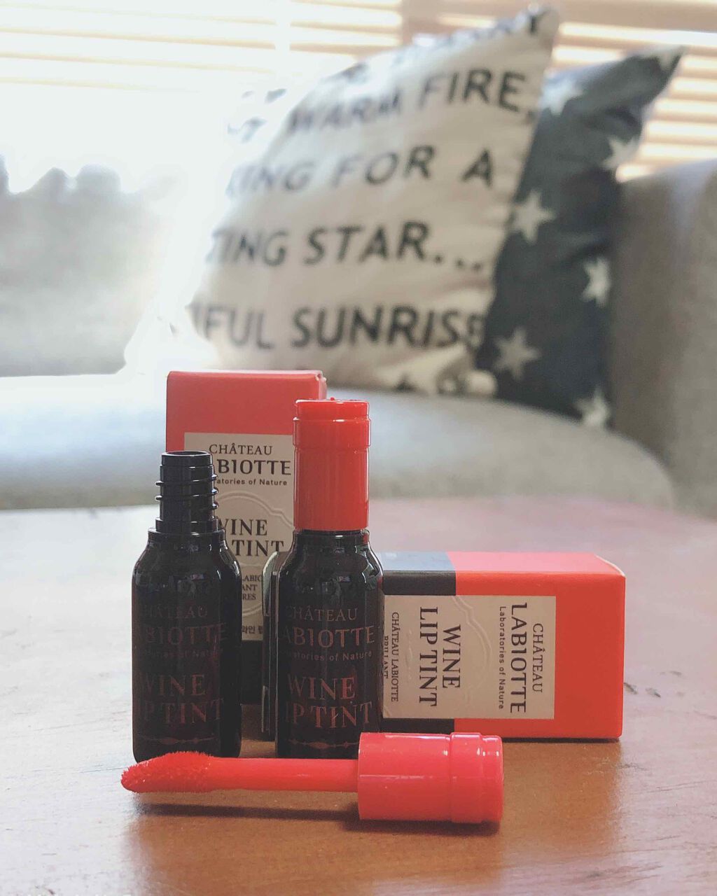 ワインリップティント/LABIOTTE/リップティントを使ったクチコミ（1枚目）