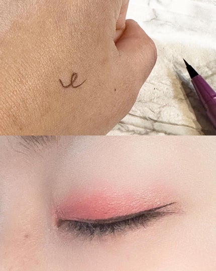 「密着アイライナー」しなやか筆リキッド/デジャヴュ/リキッドアイライナーを使ったクチコミ(9枚目)