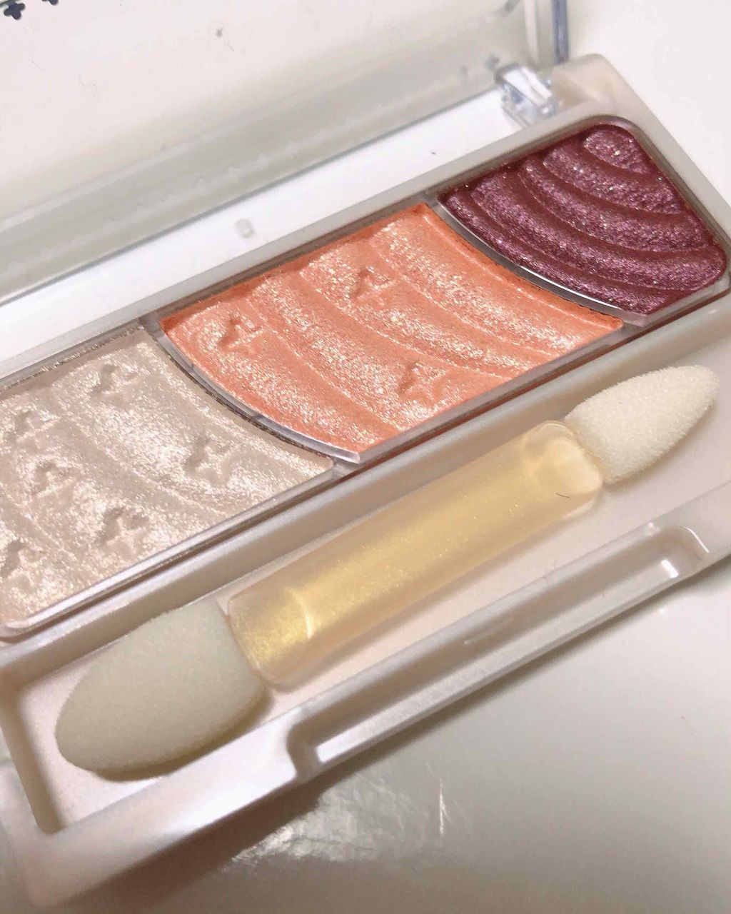 トーンアップアイシャドウ/CEZANNE/アイシャドウパレットを使ったクチコミ（2枚目）