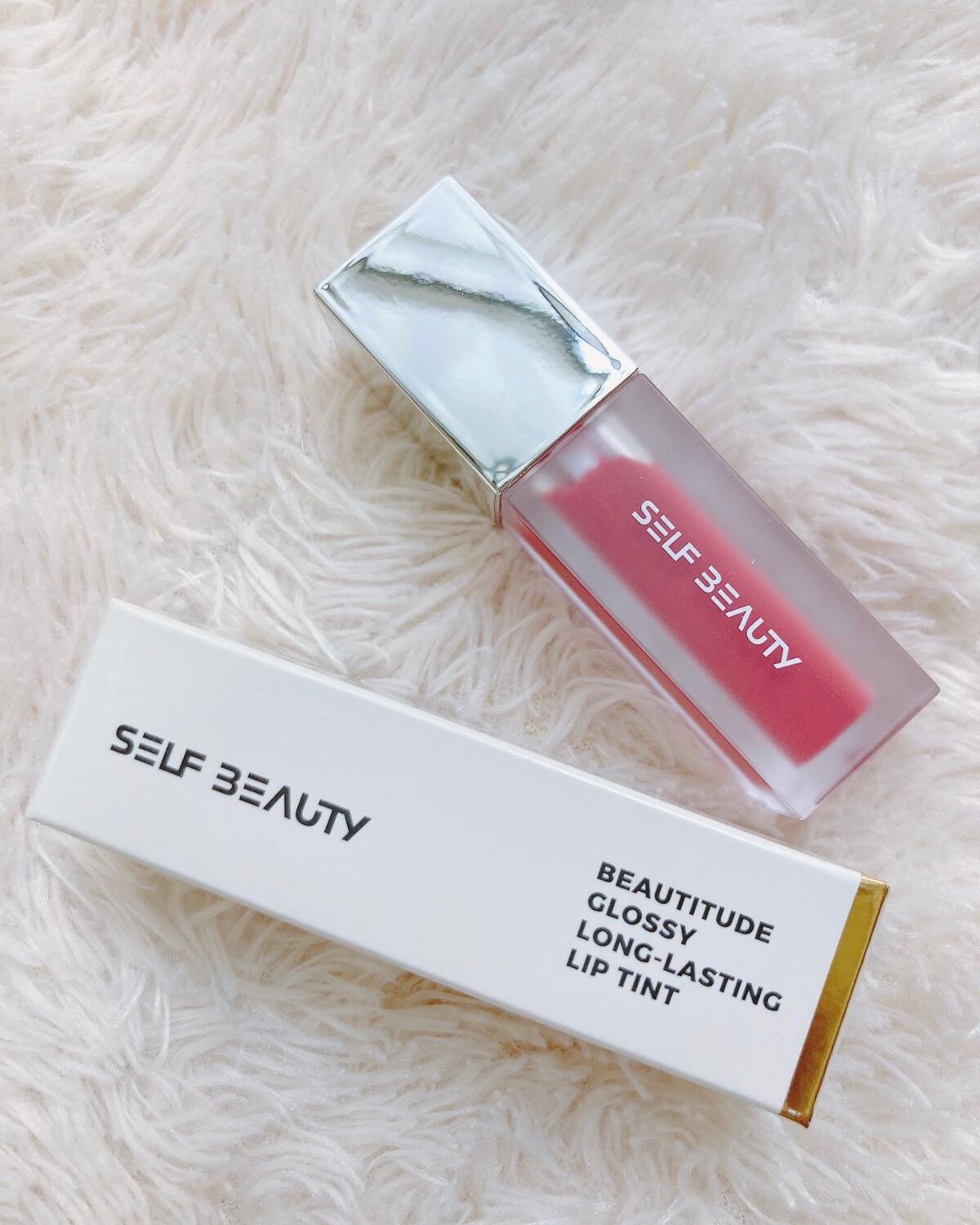 GLOSSY LIP TINT/SELF BEAUTY/口紅を使ったクチコミ(1枚目)
