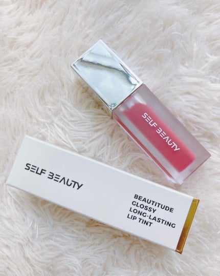 GLOSSY LIP TINT/SELF BEAUTY/口紅を使ったクチコミ(1枚目)