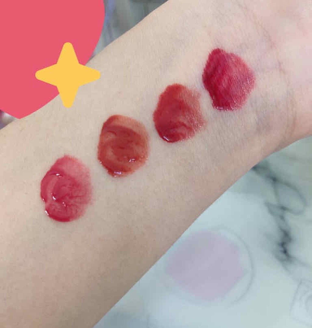 グラスティングウォーターティント/rom&nd/リップティントを使ったクチコミ(3枚目)