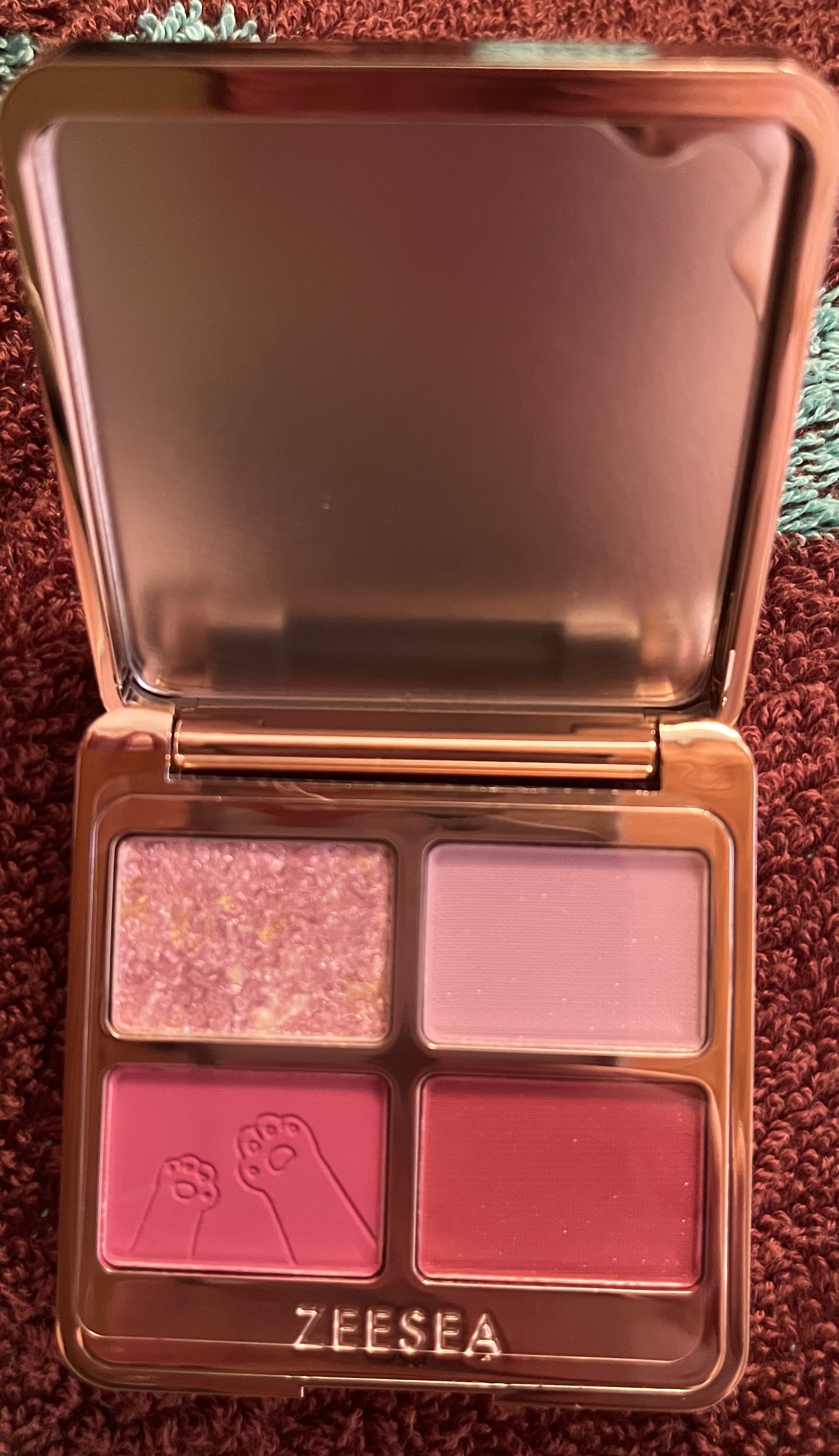 アニマルアイシャドウ(4シェード)/ZEESEA/アイシャドウパレットを使ったクチコミ（2枚目）