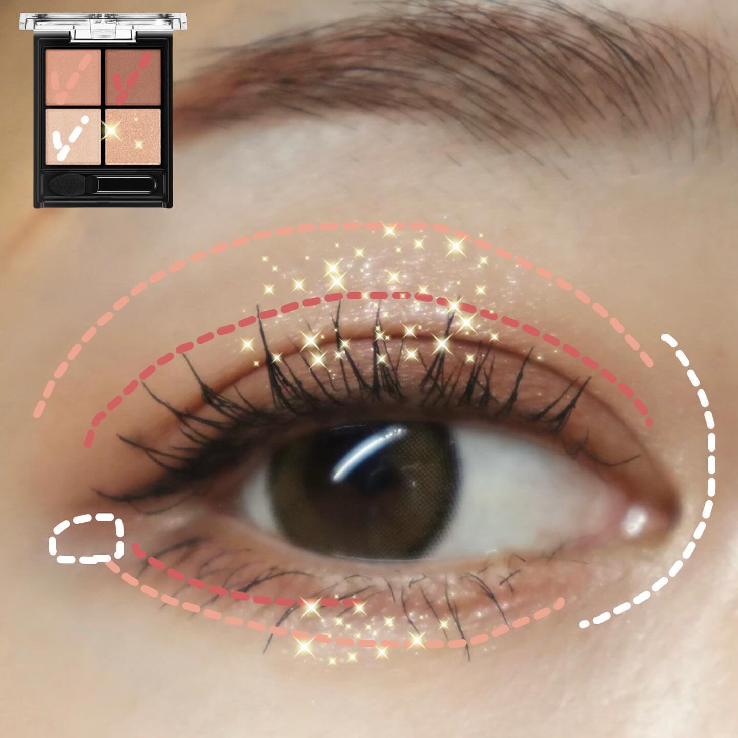 ケイト ポッピングシルエットシャドウ/KATE/アイシャドウパレットを使ったクチコミ（3枚目）