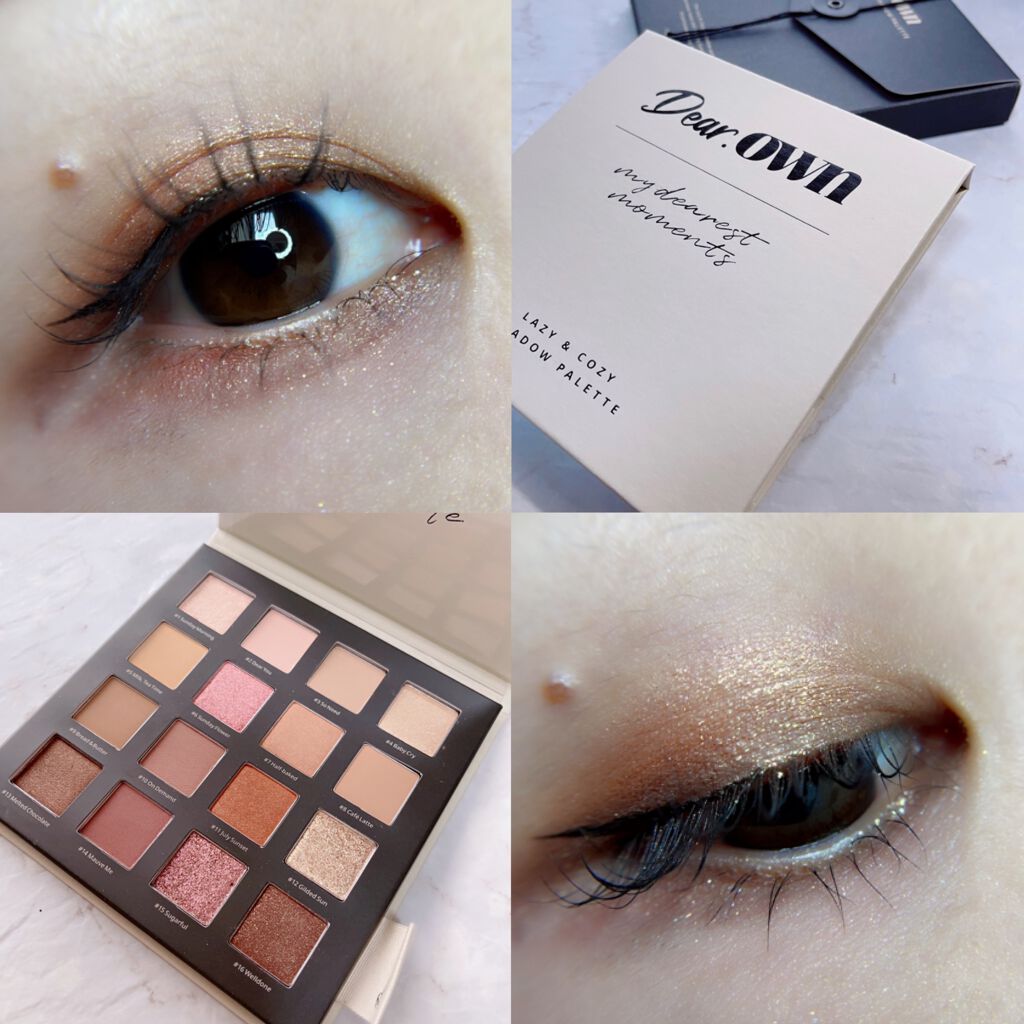 LAZY&COZY SHADOW PALETTE/Dear.own/アイシャドウパレットを使ったクチコミ（1枚目）