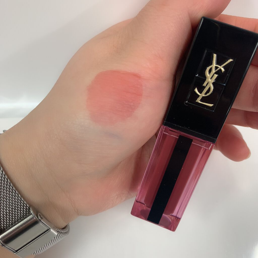 ルージュ ピュールクチュール ヴェルニ ウォーターステイン/YVES SAINT LAURENT BEAUTE/口紅を使ったクチコミ(3枚目)