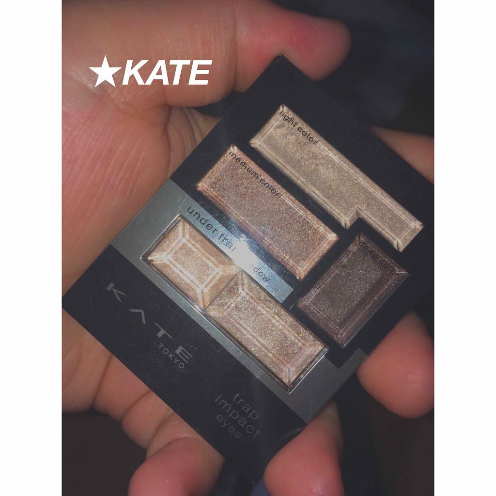 トラップインパクトアイズ/KATE/アイシャドウパレットを使ったクチコミ(1枚目)