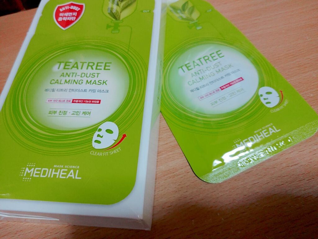ティーツリーアンチダストカーミングマスク/MEDIHEAL/シートマスク・パックを使ったクチコミ(1枚目)