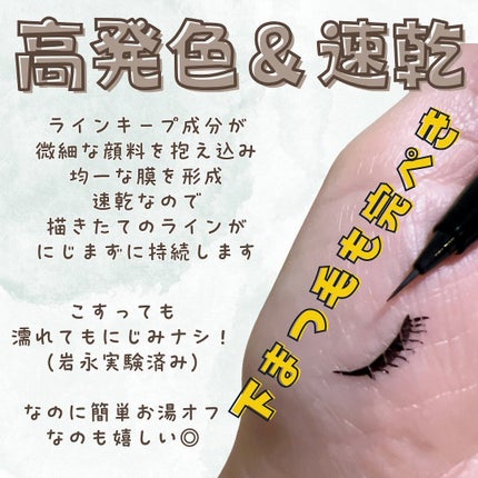 エクストラシャープ リキッドライナー/Visée/リキッドアイライナーを使ったクチコミ(4枚目)