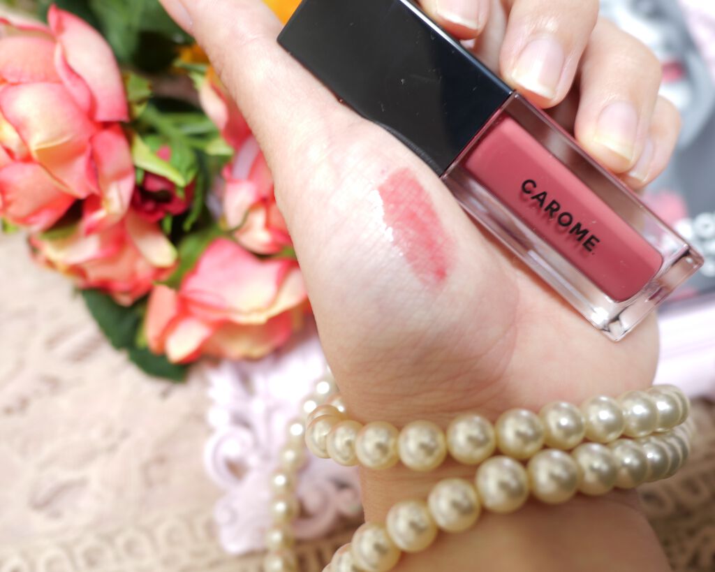 ブルーミングリップグロウ/CAROME./口紅を使ったクチコミ(2枚目)