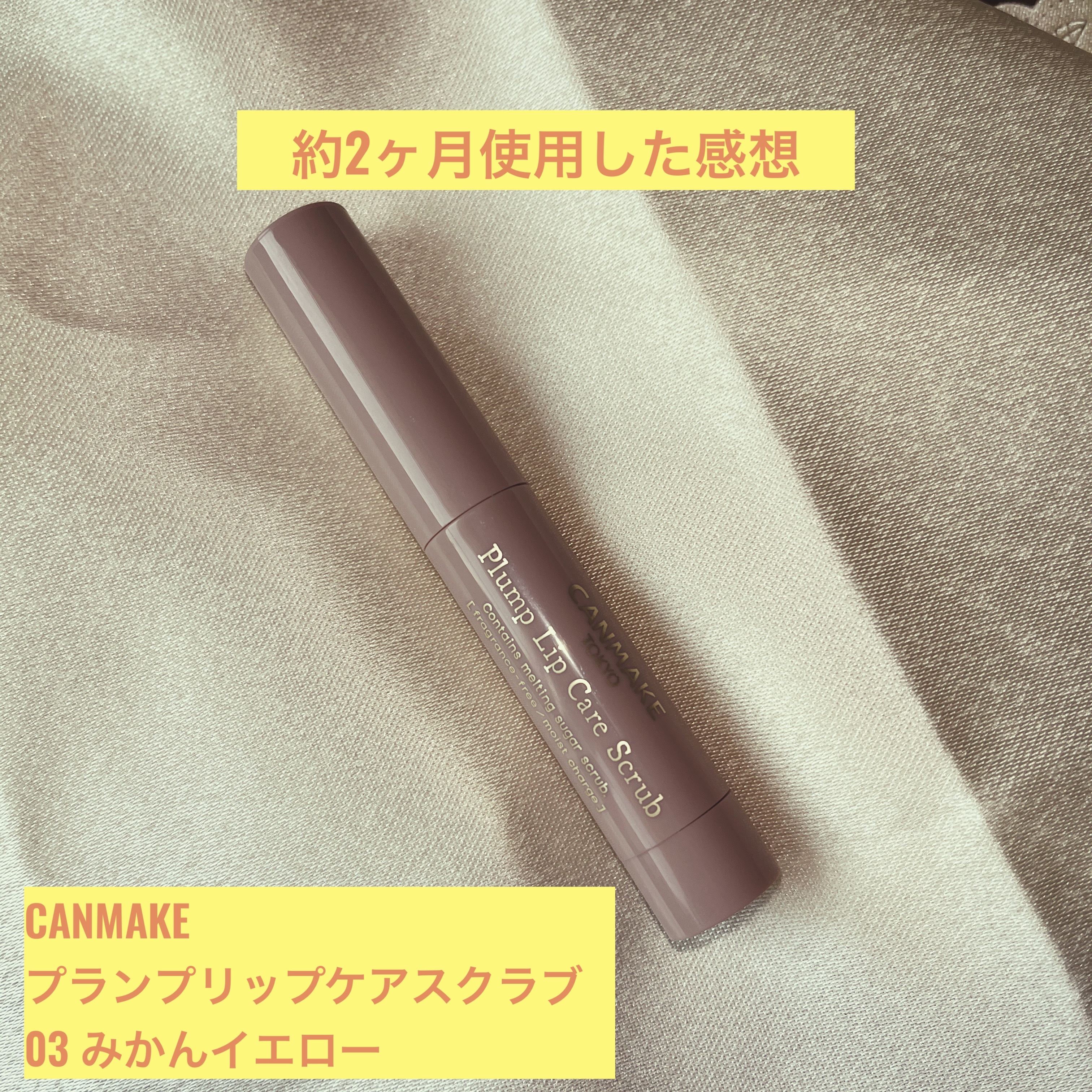 プランプリップケアスクラブ/キャンメイク/リップスクラブを使ったクチコミ（1枚目）