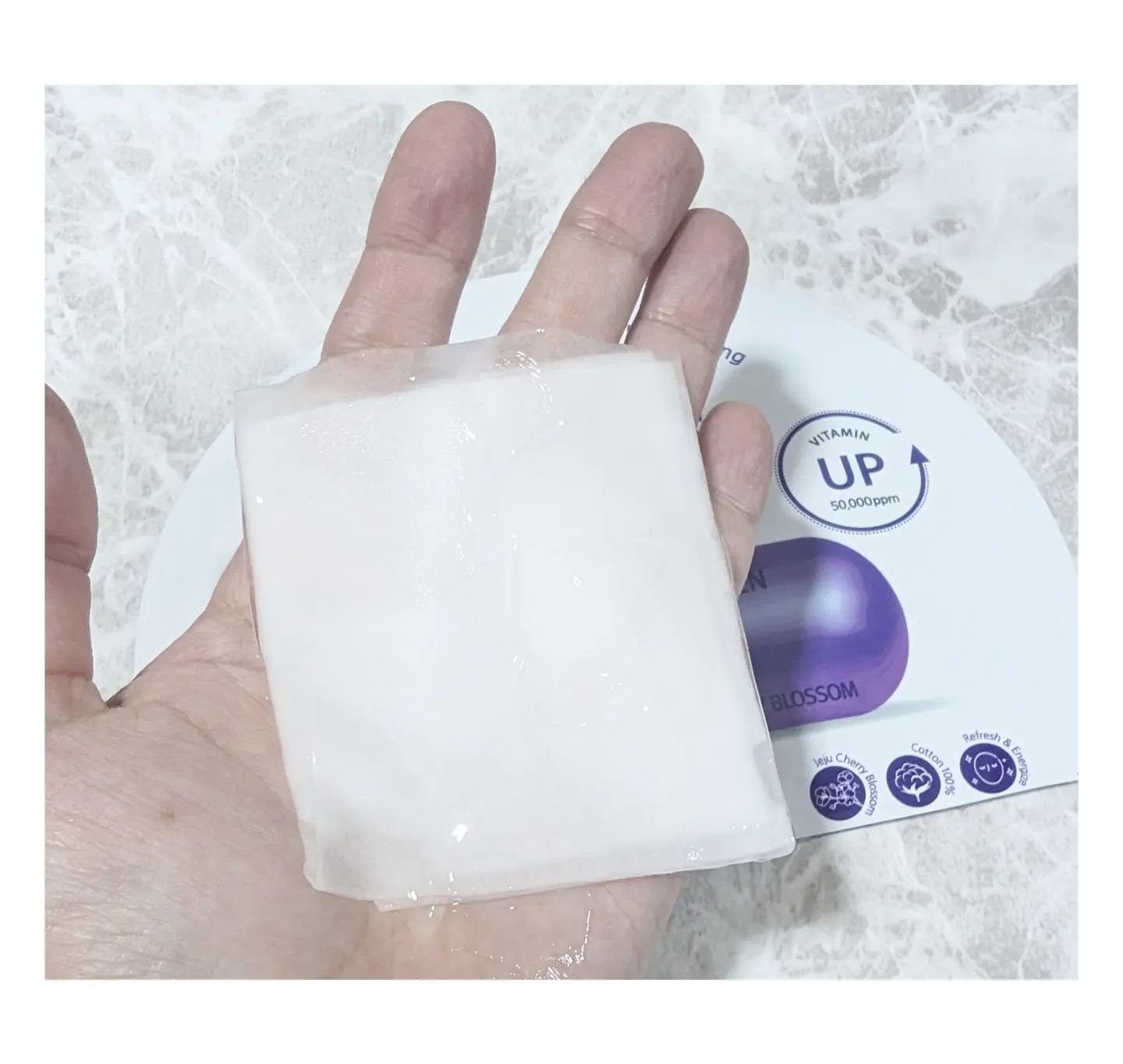 ビタ ジェニックゼリーマスク バイタライジング /BANOBAGI/シートマスク・パックを使ったクチコミ（3枚目）