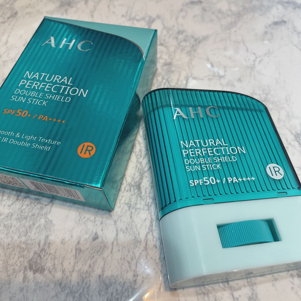 ナチュラル パーフェクション ダブル シールド サンスティック/AHC/日焼け止めスティックを使ったクチコミ(2枚目)