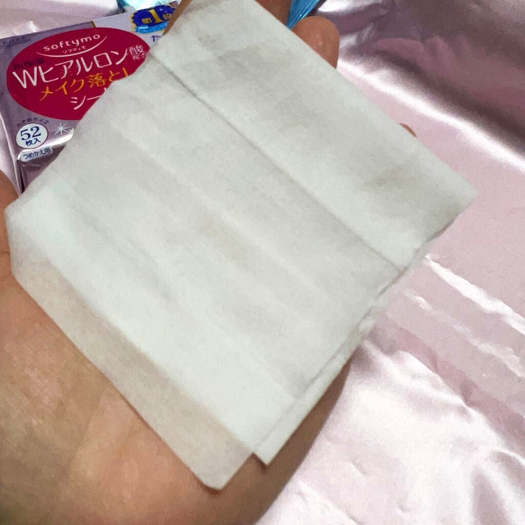 ソフティモ メイク落としシート (ヒアルロン酸)/ソフティモ/クレンジングシートを使ったクチコミ(2枚目)