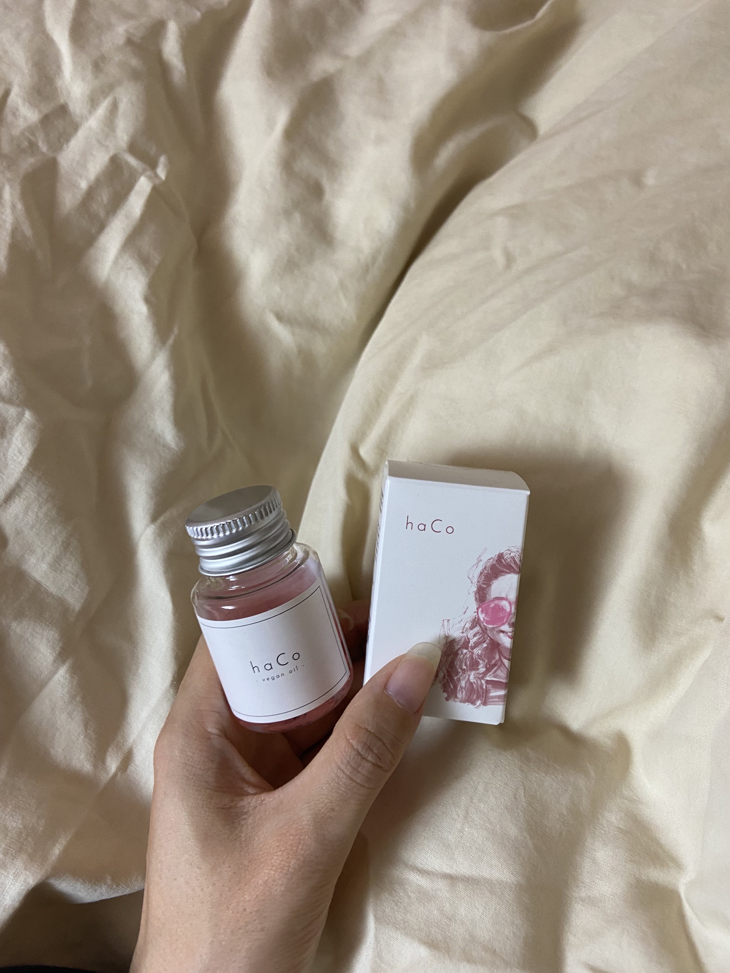 haCoヴィーガンオイルPF ペアー＆フリージアの香り/haCo /ヘアオイルを使ったクチコミ（1枚目）