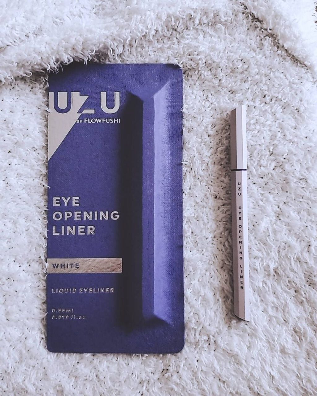 EYE OPENING LINER/UZU BY FLOWFUSHI/リキッドアイライナーを使ったクチコミ(1枚目)