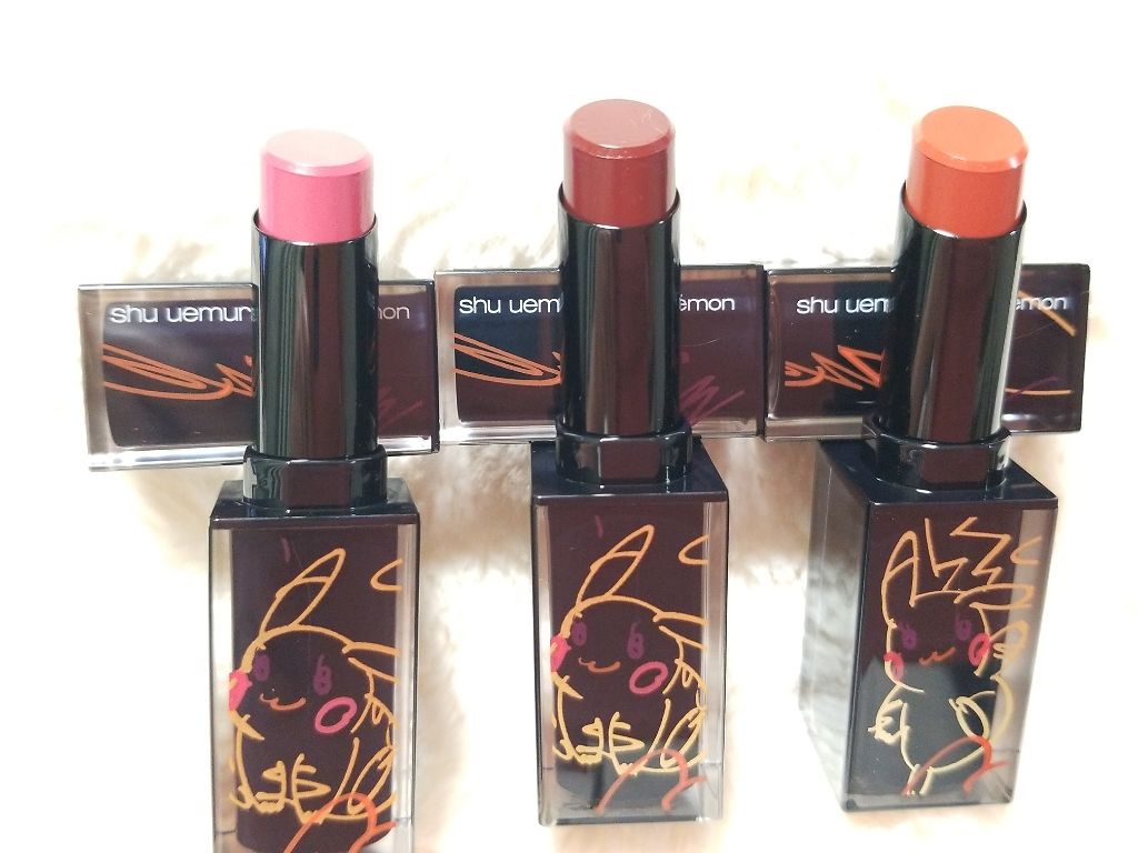 ルージュ アンリミテッド アンプリファイド＜2019年クリスマスコフレ限定＞/shu uemura/口紅を使ったクチコミ（3枚目）