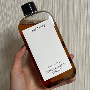 ONE THING ツボクサ化粧水のクチコミ「【使った商品】ONE THINGのツボクサエキス配合センテラアジアチカ300ml化粧水
【商品.....」（1枚目）