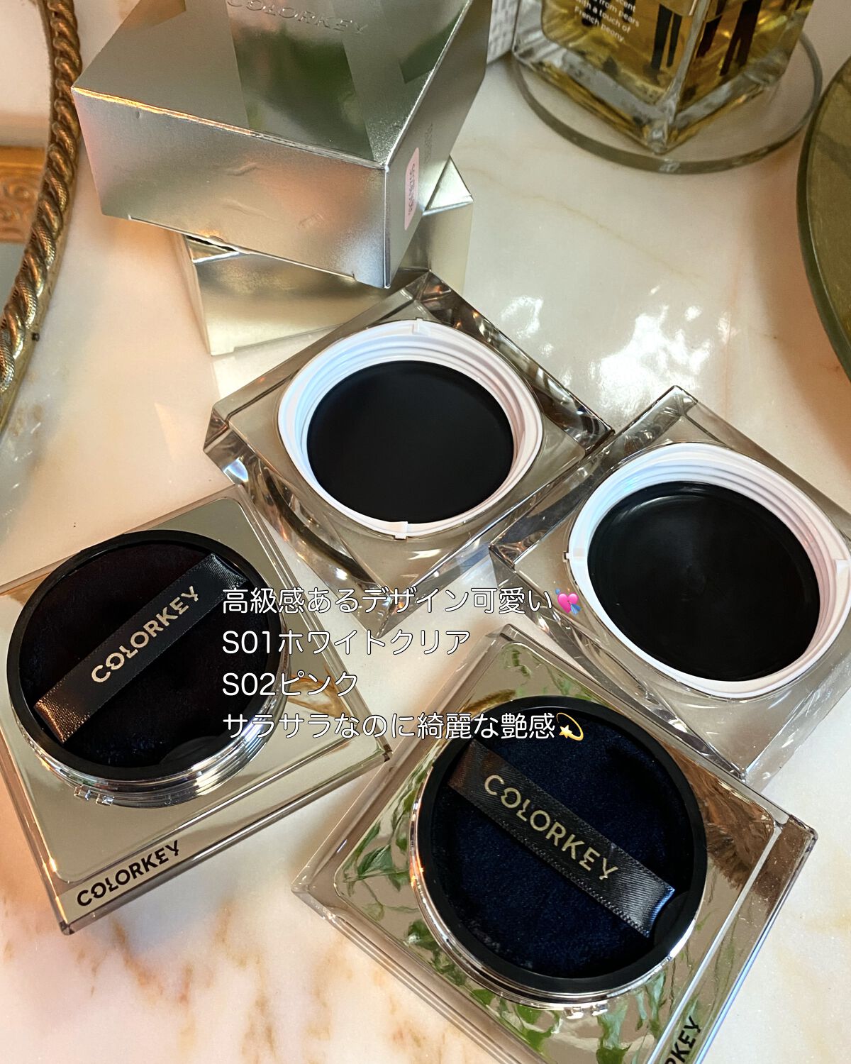 ラスティングルースパウダー/COLORKEY/ルースパウダーを使ったクチコミ（2枚目）