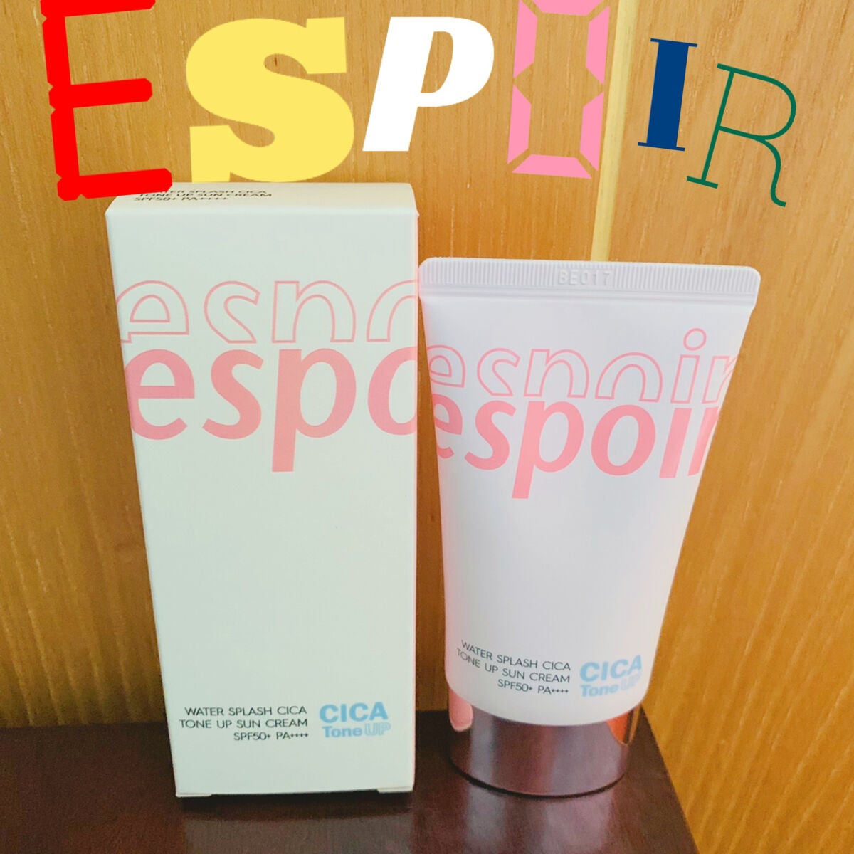 ウォータースプラッシュシカトーンアップクリーム/espoir/化粧下地を使ったクチコミ(1枚目)