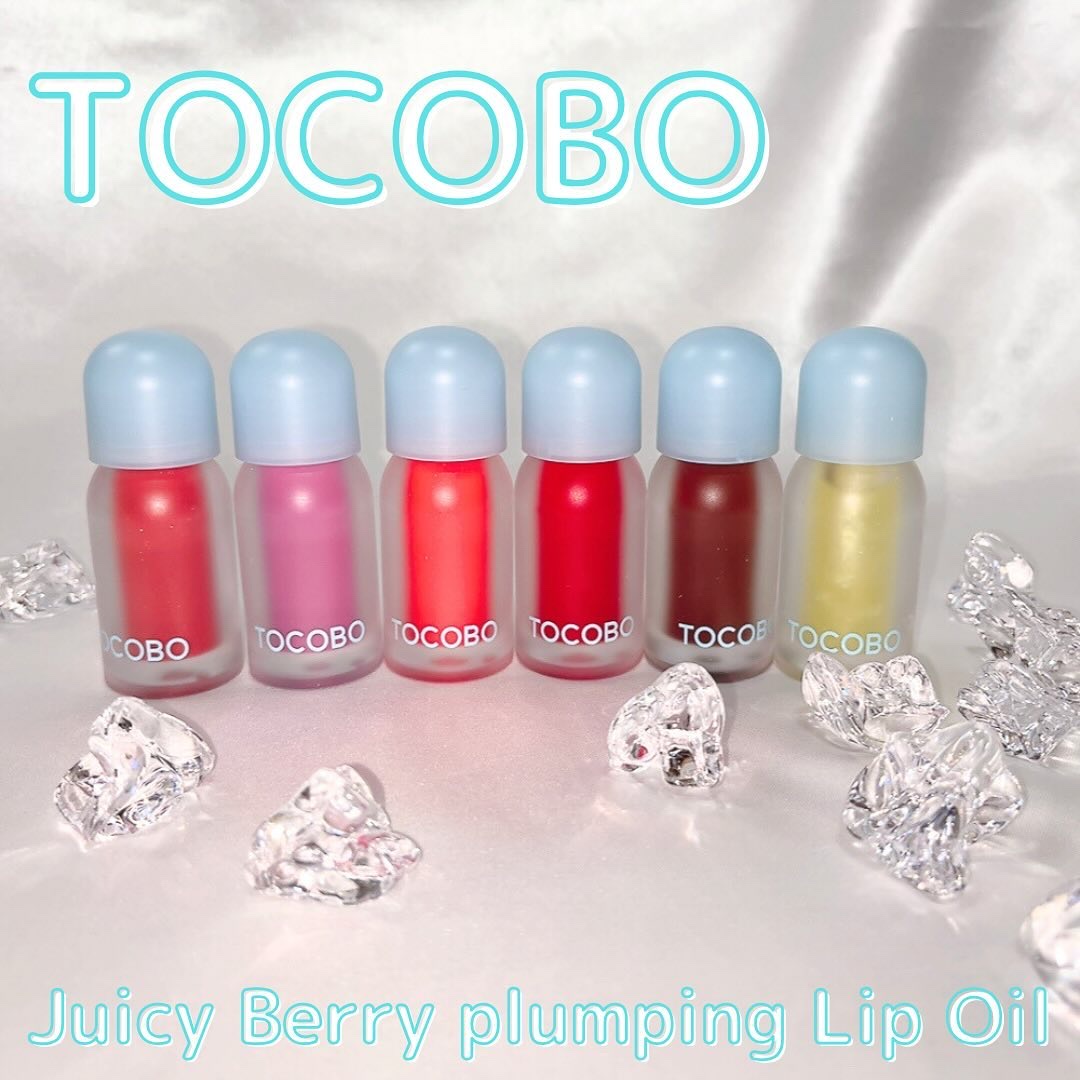 ジューシーベリープランピングリップオイル/TOCOBO/リップグロスを使ったクチコミ（2枚目）