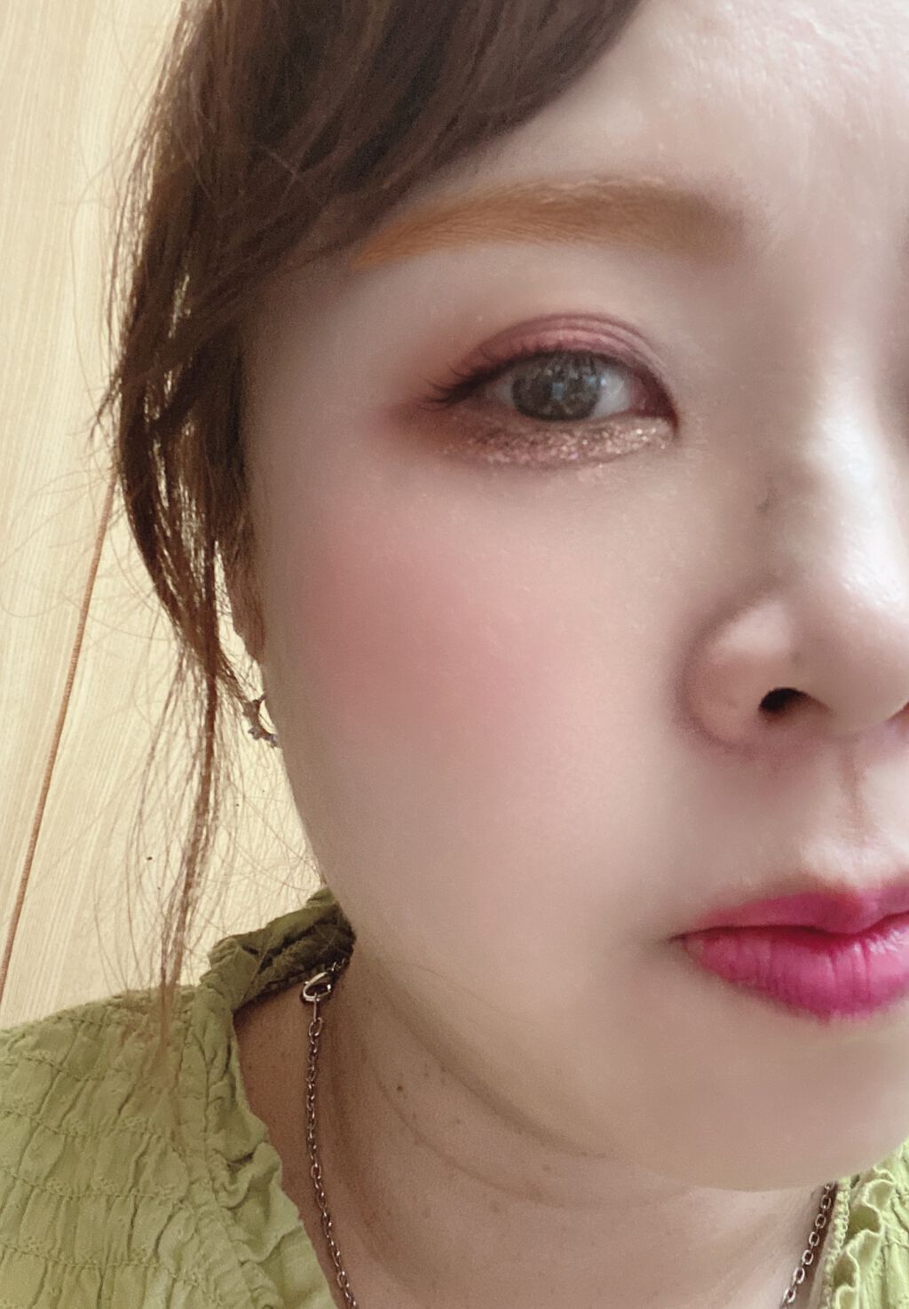 オーラティック ブラッシュ/excel/パウダーチークを使ったクチコミ（2枚目）