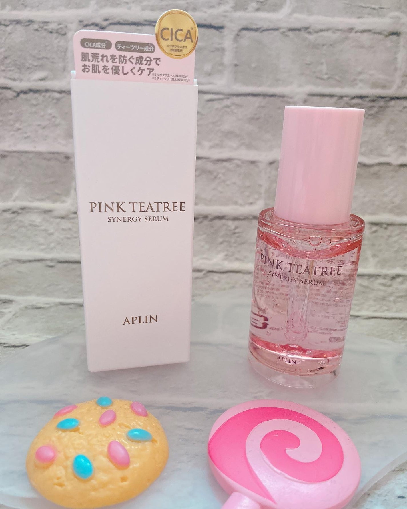 ピンクティーツリーシナジーセラム/APLIN/美容液を使ったクチコミ(1枚目)