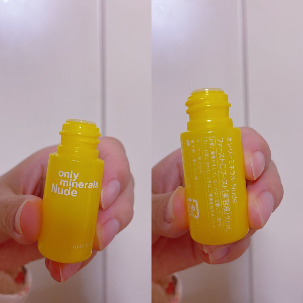 Nude ファーストCブースト/ONLY MINERALS/美容液を使ったクチコミ(1枚目)