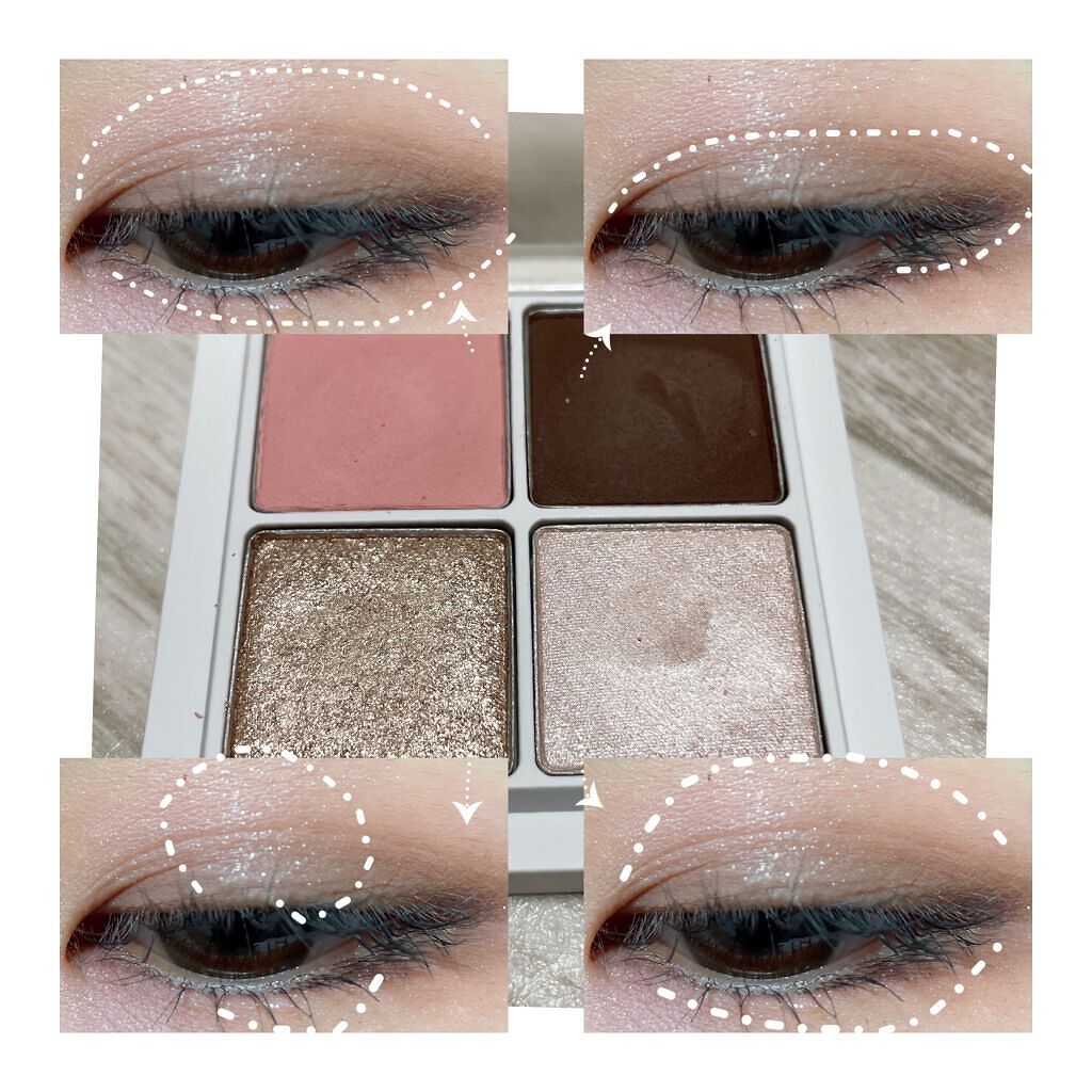 THE アイパレR/b idol/アイシャドウパレットを使ったクチコミ（2枚目）