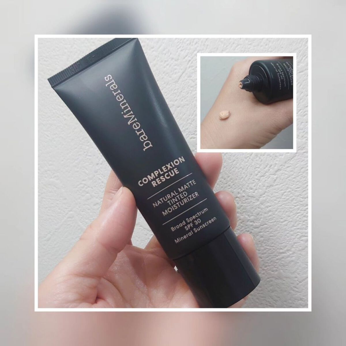 CR ナチュラル マット モイスチャライザー バニラ 02/bareMinerals/クリーム・エマルジョンファンデーションを使ったクチコミ（1枚目）
