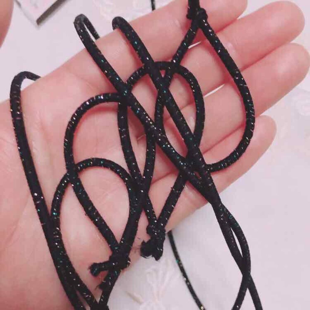 ロングゴム/DAISO/ヘアアクセサリーを使ったクチコミ（2枚目）