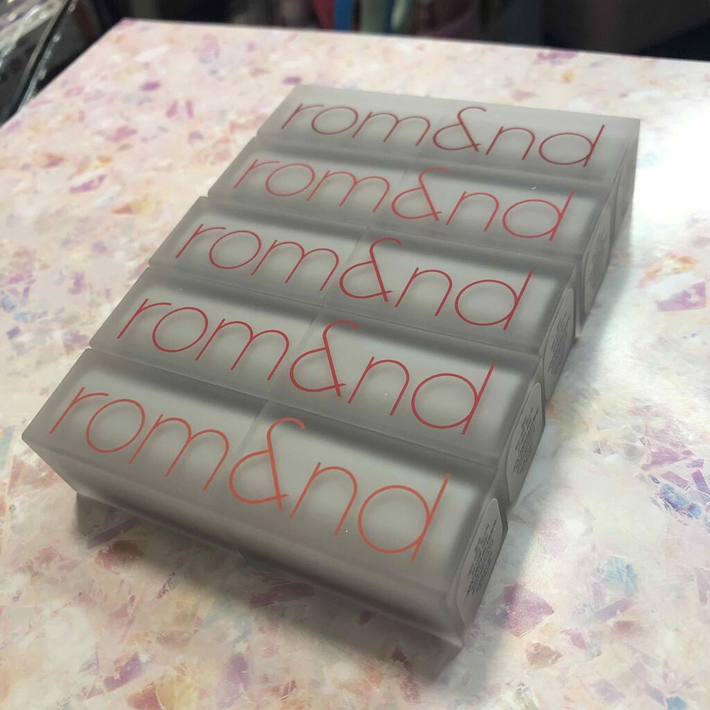 ゼログラムマットリップスティック/rom&nd/口紅を使ったクチコミ(1枚目)