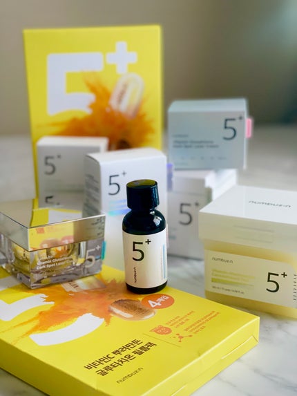 5番 白玉グルタチオンCふりかけマスク/numbuzin/シートマスク・パックを使ったクチコミ(1枚目)