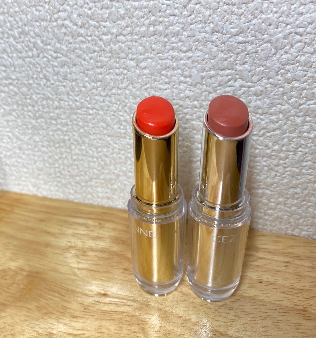 ラスティンググロスリップ/CEZANNE/口紅を使ったクチコミ(2枚目)