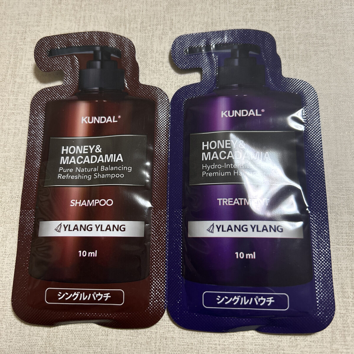 ハニー&マカデミアシャンプー／トリートメント /KUNDAL/シャンプー・コンディショナーを使ったクチコミ（1枚目）