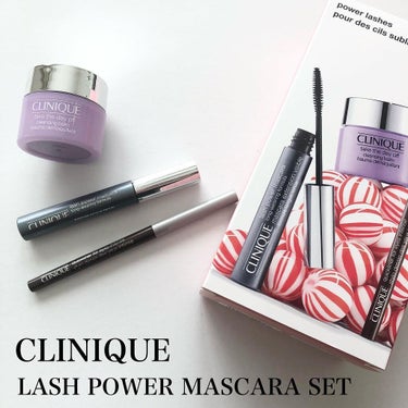 CLINIQUE ラッシュ パワー マスカラ セットのクチコミ「ホリデー6つ目は𖠰CLINIQUE𖠰
⁡
⁡
⁡
【CLINIQUE】
LASH POWER .....」（1枚目）